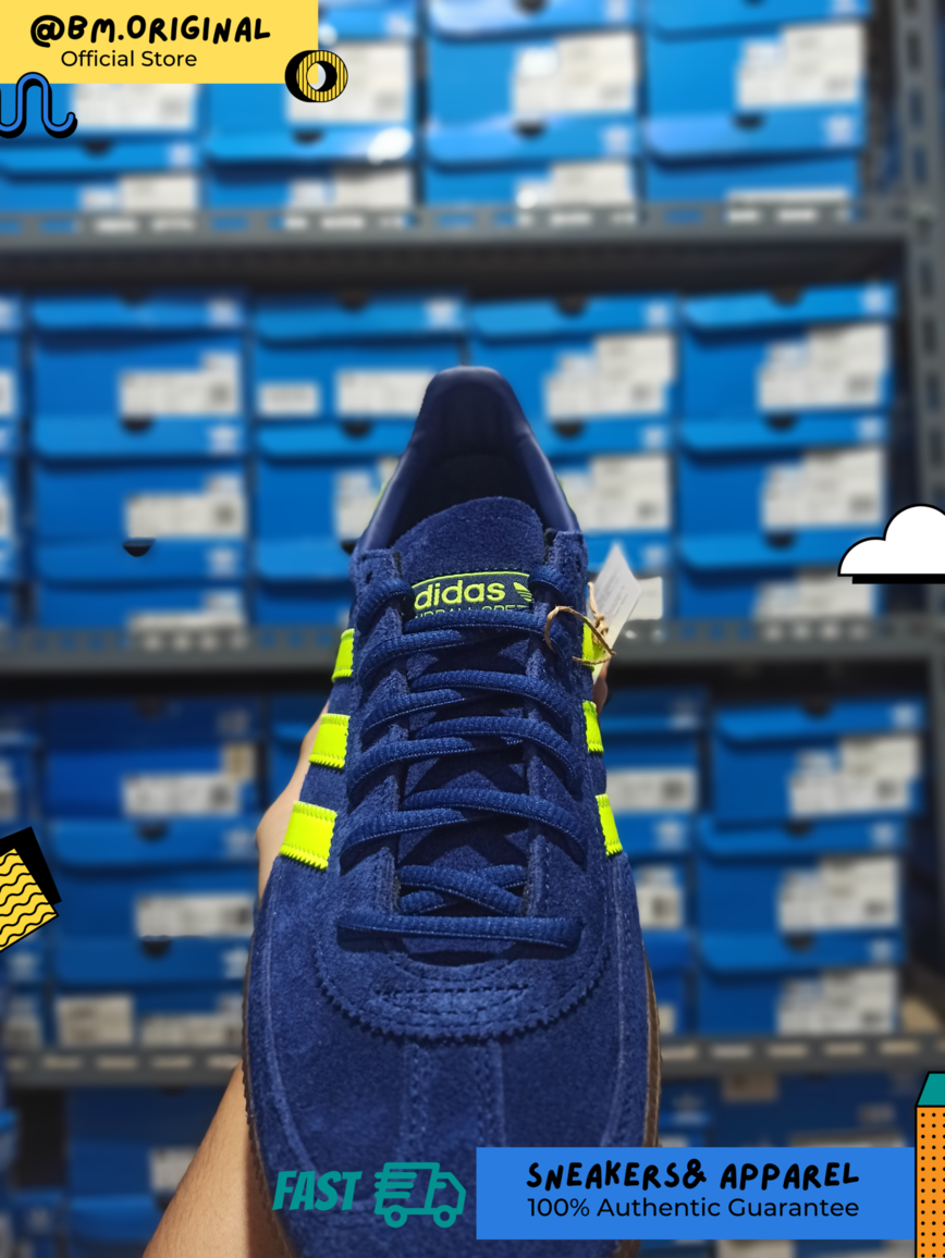 Adidas Spezial Handball Victory Blue Solar Yellow Gold Metallic JR3845