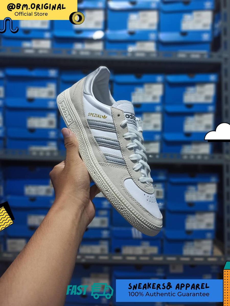 Adidas Spezial Handball WM Cloud White Silver Metallic Off White IH0134