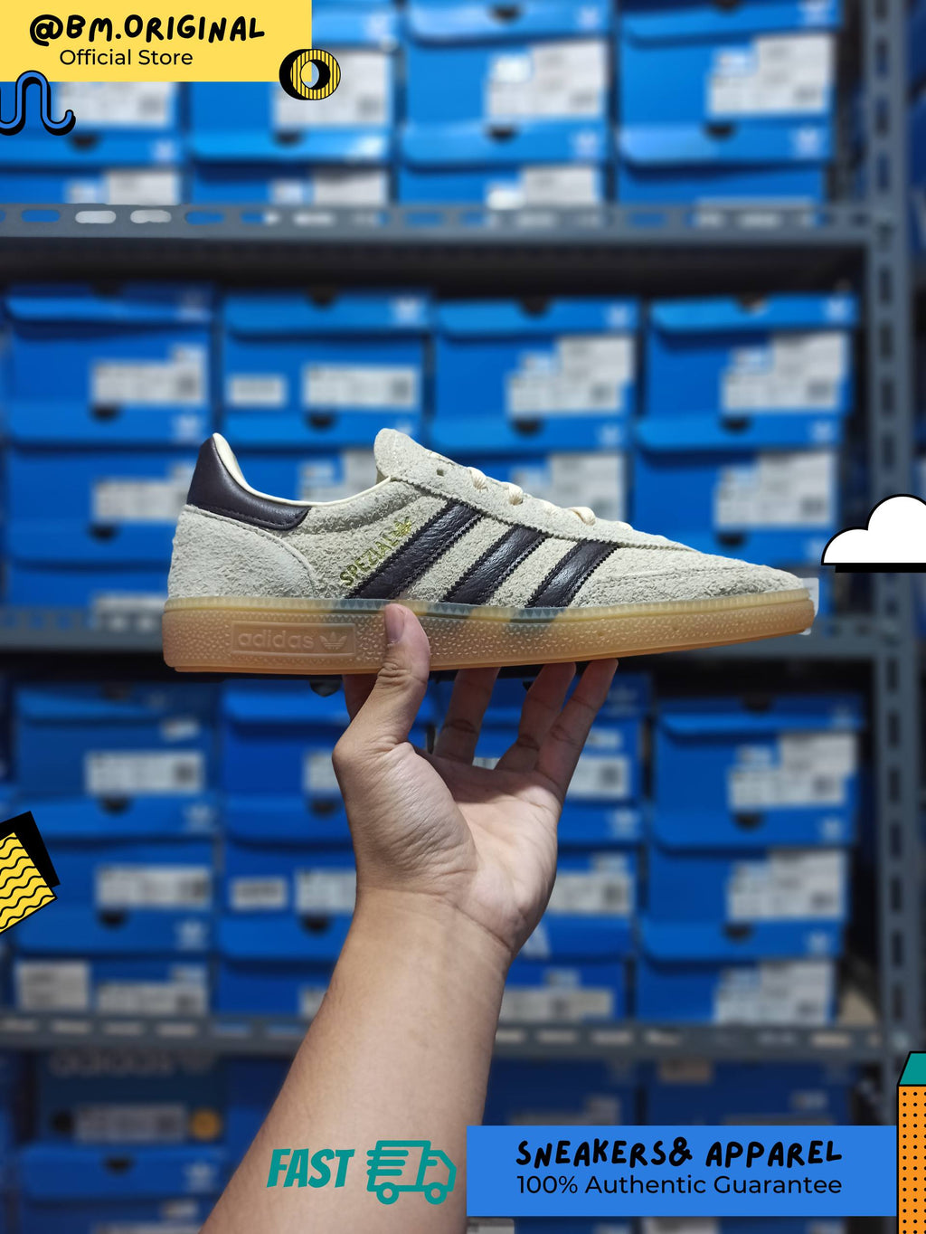 Adidas Spezial Handball W Warm Vanilla Aurora Coffee Gold Metallic KK0932