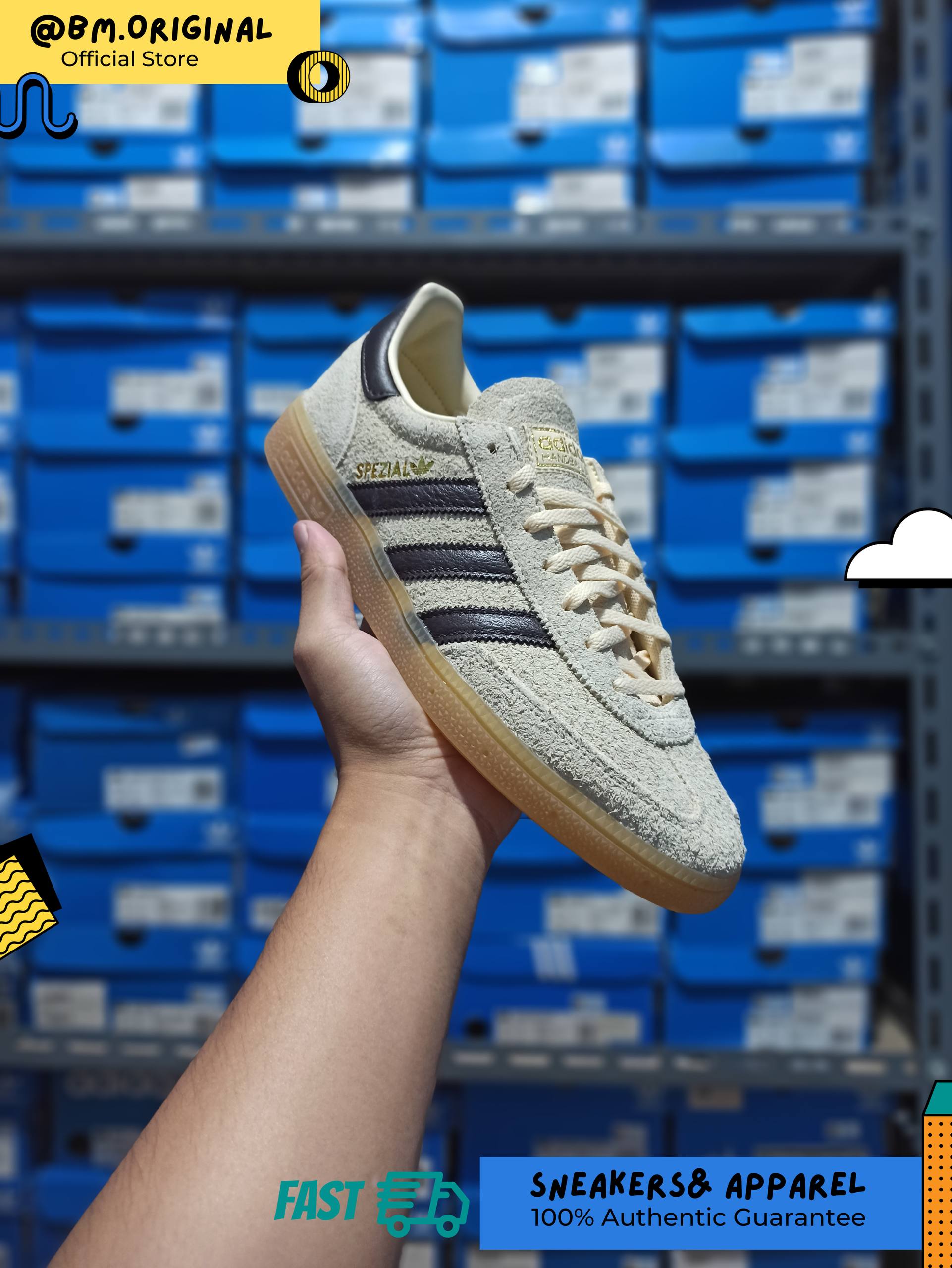 Adidas Spezial Handball W Warm Vanilla Aurora Coffee Gold Metallic KK0932
