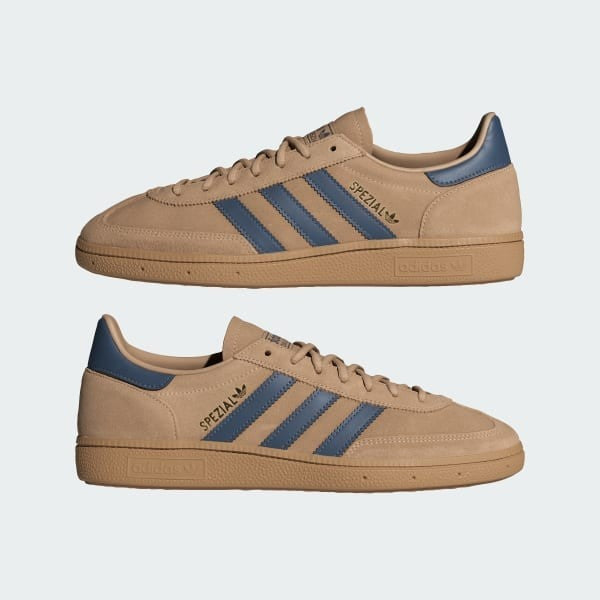 Adidas Spezial Handball Warm Sandstone Preloved Ink Gold Metallic JH5435