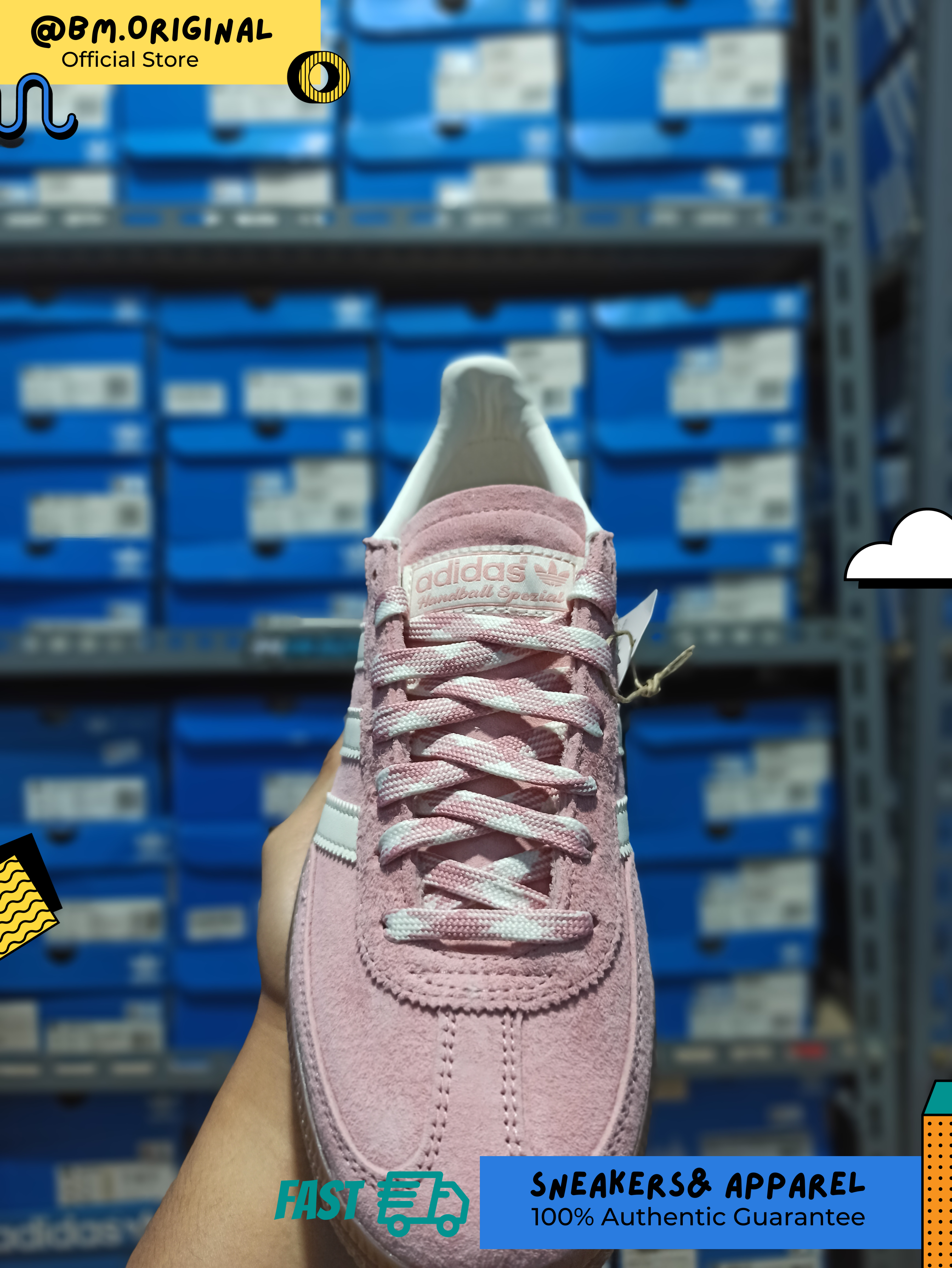 Adidas Spezial Handball Wonder Mauve Off White Gum KJ6305