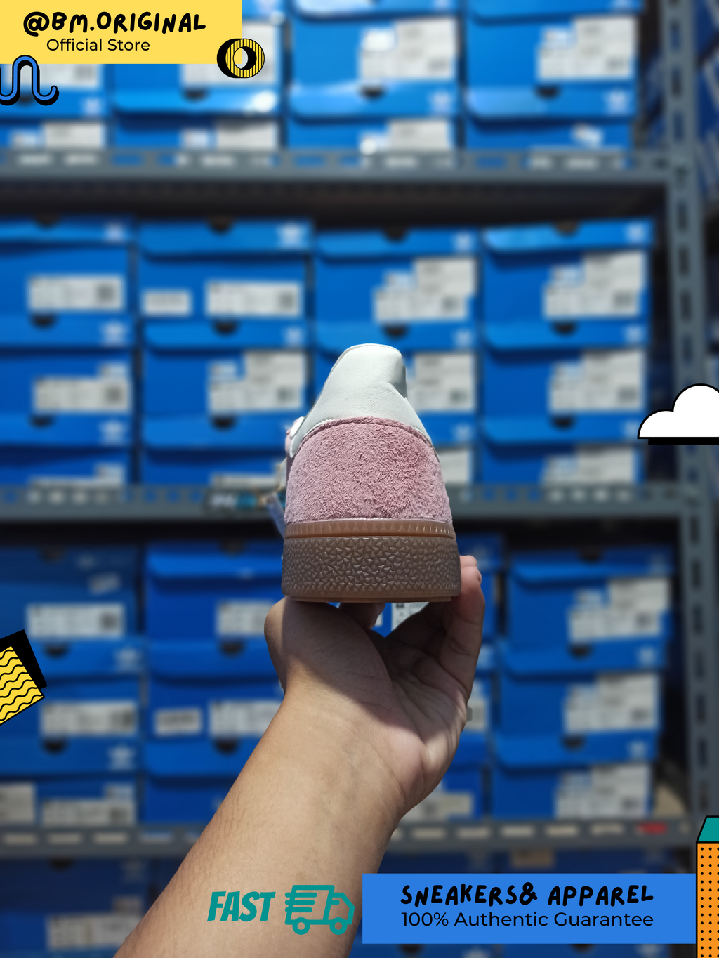Adidas Spezial Handball Wonder Mauve Off White Gum KJ6305