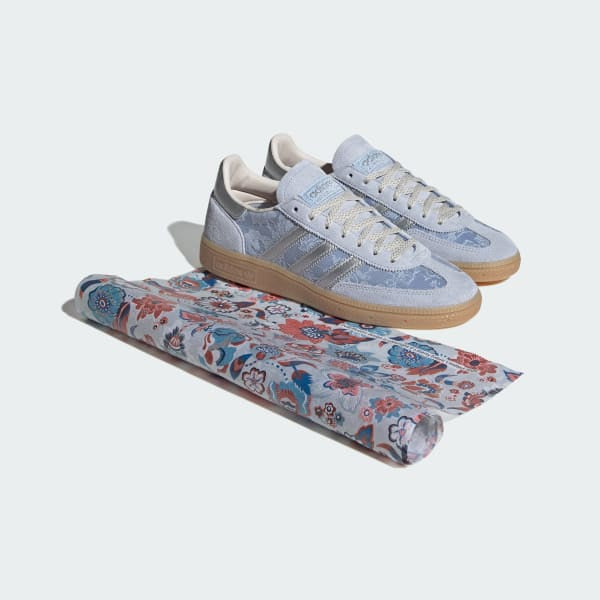 Adidas Spezial Handball x Liberty London Crystal Sky Silver Metallic Chalk White IH4505