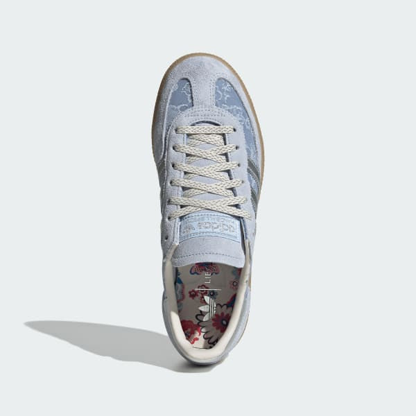 Adidas Spezial Handball x Liberty London Crystal Sky Silver Metallic Chalk White IH4505