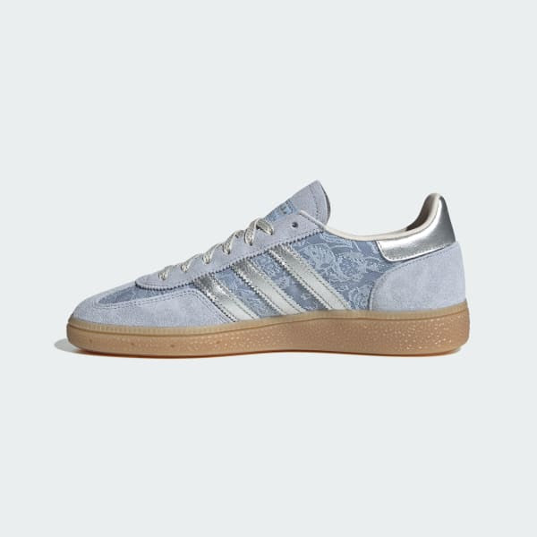 Adidas Spezial Handball x Liberty London Crystal Sky Silver Metallic Chalk White IH4505