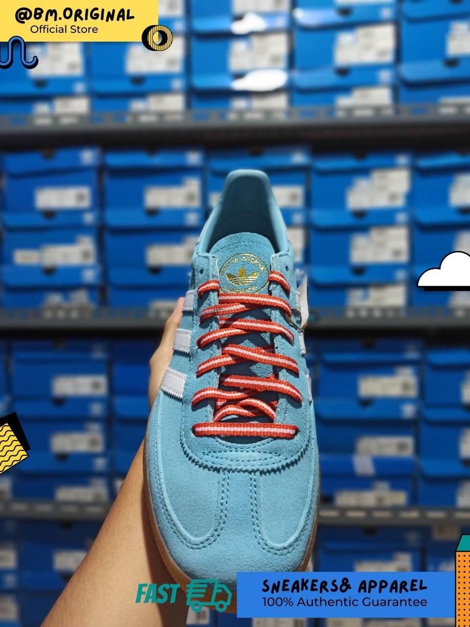 Adidas Sulawesi Spezial Handball Preloved Blue White Gum Island Series JS1986