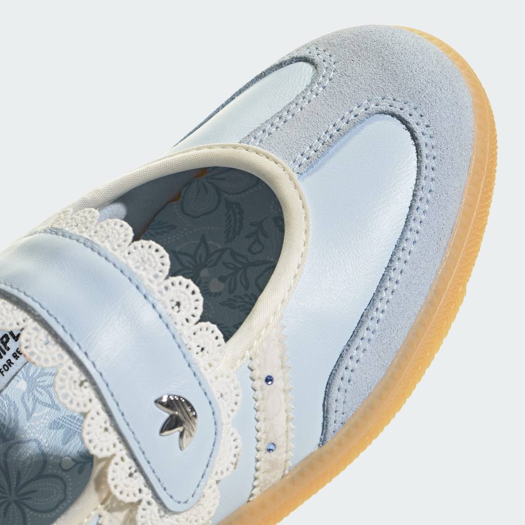 Adidas Summer Glow SAMBA JANE INDONESIA Crystal Sky Off White Gum LA5345