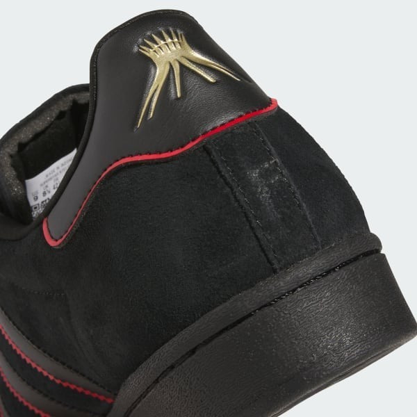 Adidas Superstar ADV x Felipe Gustavo Core Black Better Scarlet Gold Metalic JR7831
