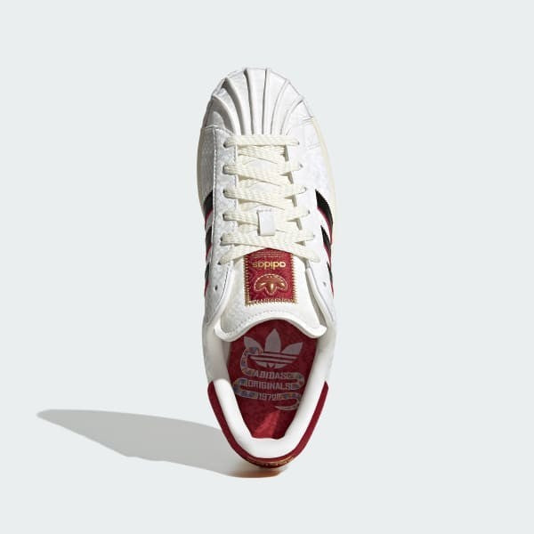 Adidas Superstar Cloud White Core Black Active Maroon JR8036