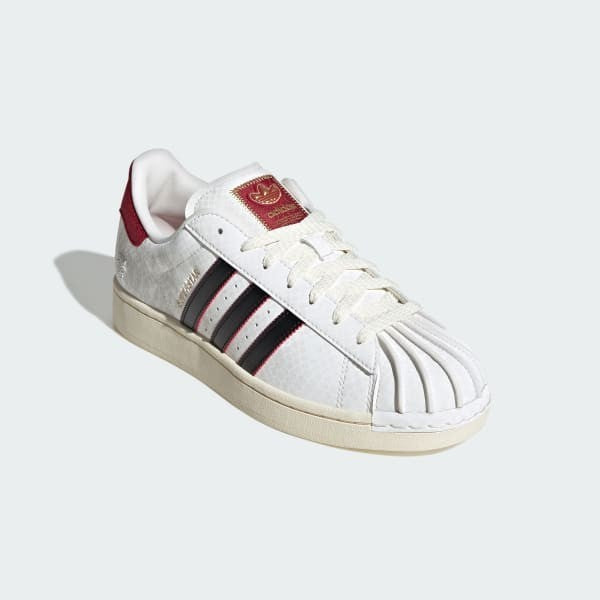 Adidas Superstar Cloud White Core Black Active Maroon JR8036
