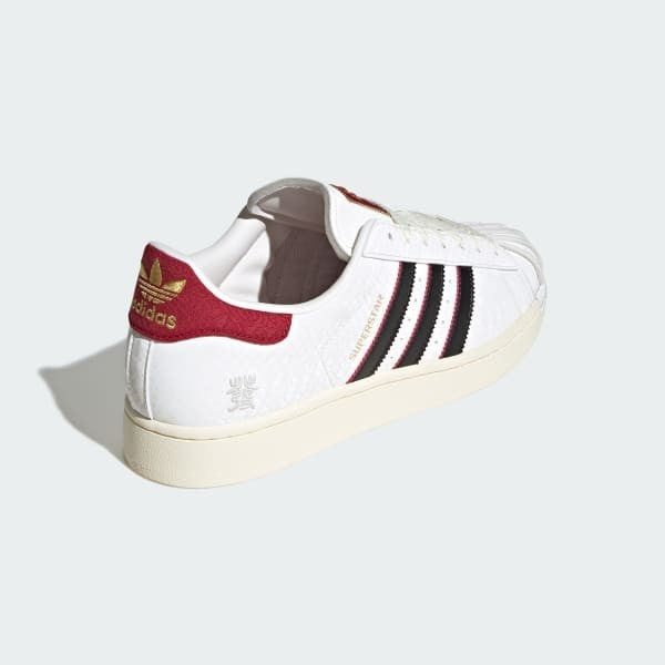 Adidas Superstar Cloud White Core Black Active Maroon JR8036