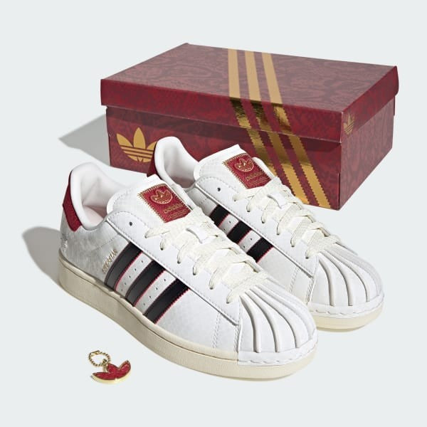 Adidas Superstar Cloud White Core Black Active Maroon JR8036