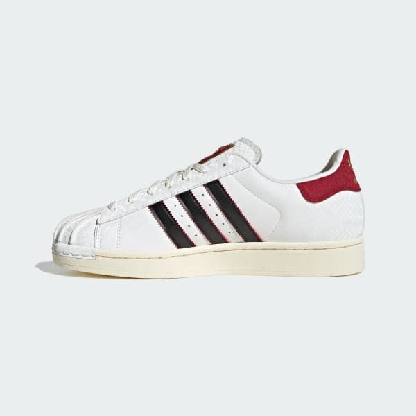 Adidas Superstar Cloud White Core Black Active Maroon JR8036