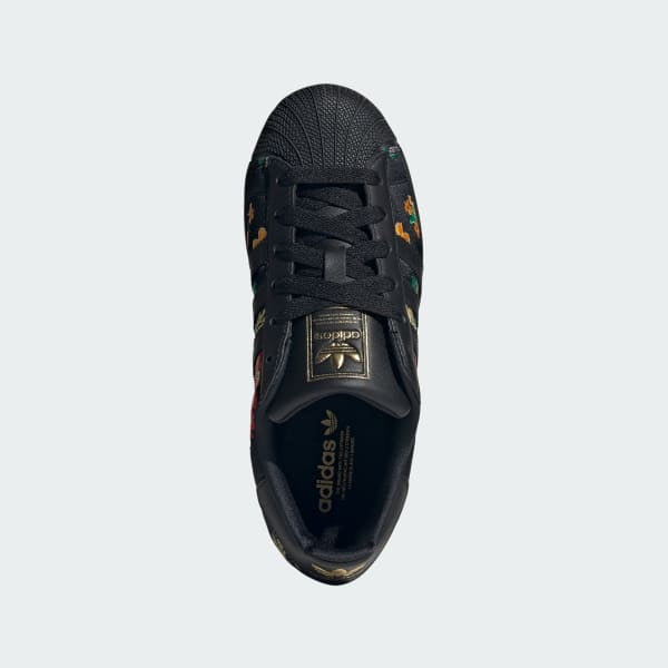 Adidas Superstar II Core Black Gold Metallic Gum JS4045