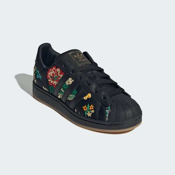 Adidas Superstar II Core Black Gold Metallic Gum JS4045