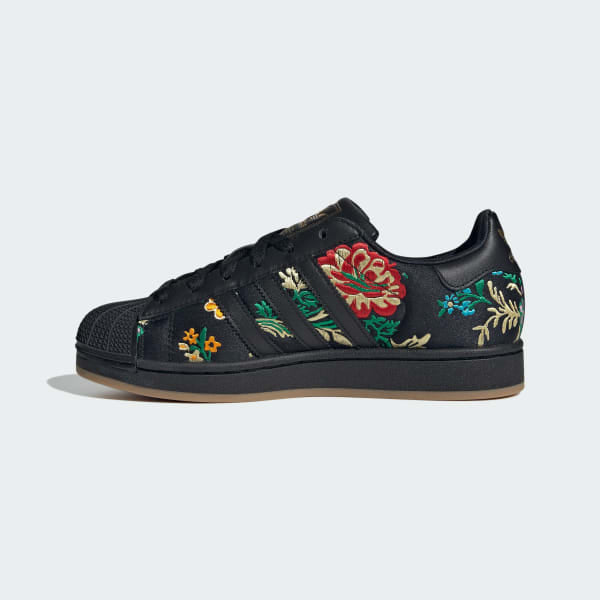 Adidas Superstar II Core Black Gold Metallic Gum JS4045