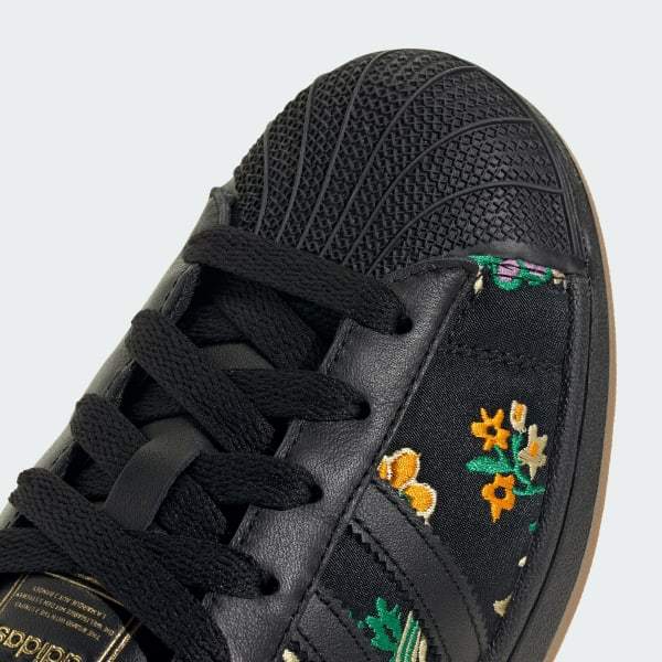 Adidas Superstar II Core Black Gold Metallic Gum JS4045