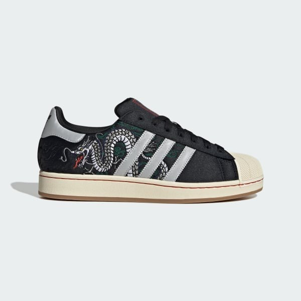 Adidas Superstar II Tokyo Sukajan Core Black Grey Two Cream White JI0100