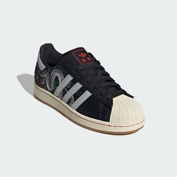 Adidas Superstar II Tokyo Sukajan Core Black Grey Two Cream White JI0100