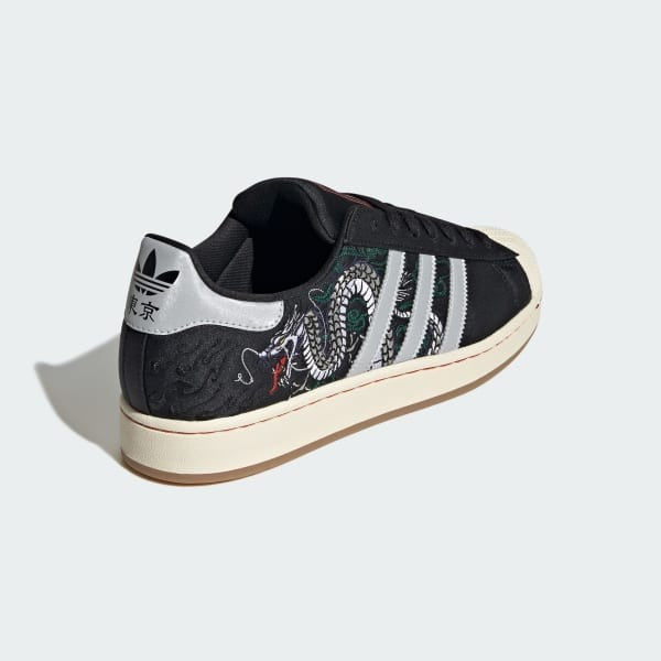 Adidas Superstar II Tokyo Sukajan Core Black Grey Two Cream White JI0100
