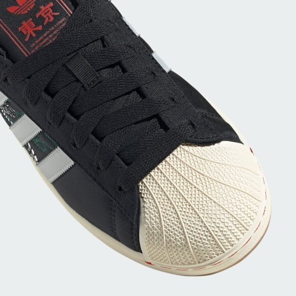 Adidas Superstar II Tokyo Sukajan Core Black Grey Two Cream White JI0100