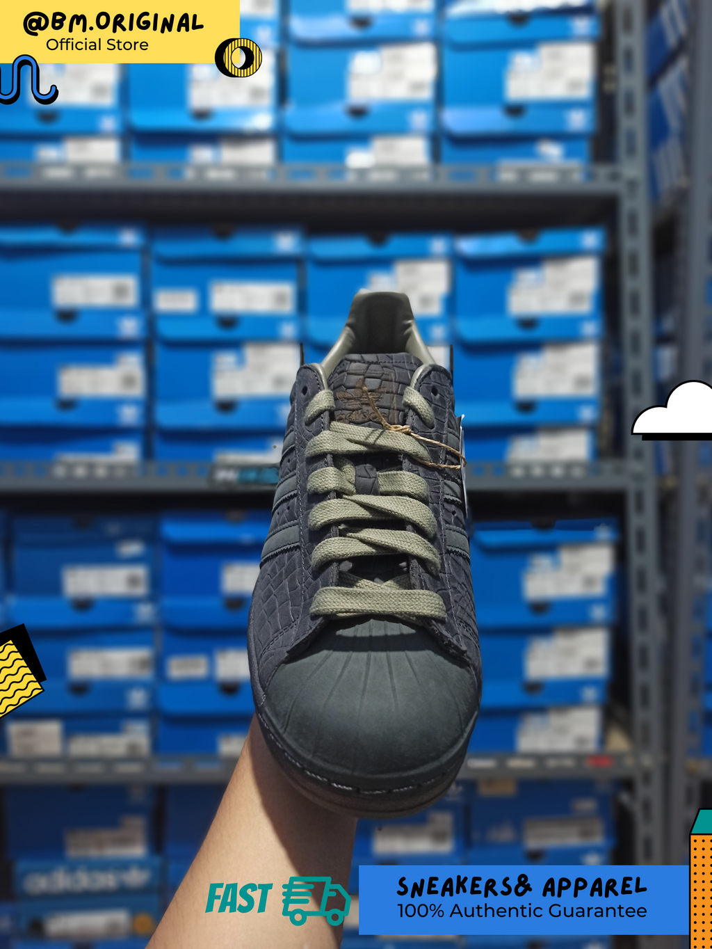 Adidas Superstar II Utility Black Grey Six Clay KK4751