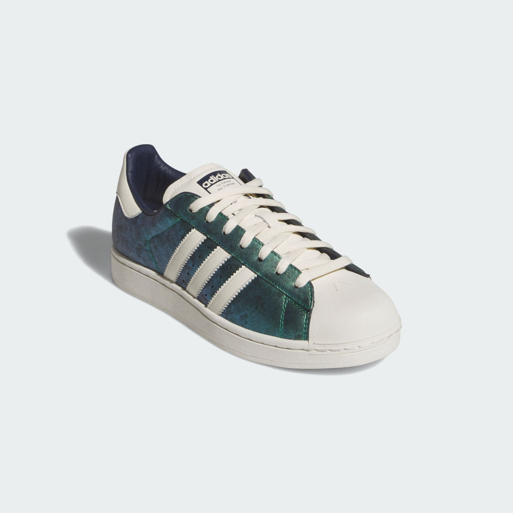 Adidas Superstar II x Anthony Edwards Core Black Acid Orange Silver Metallic KI6583