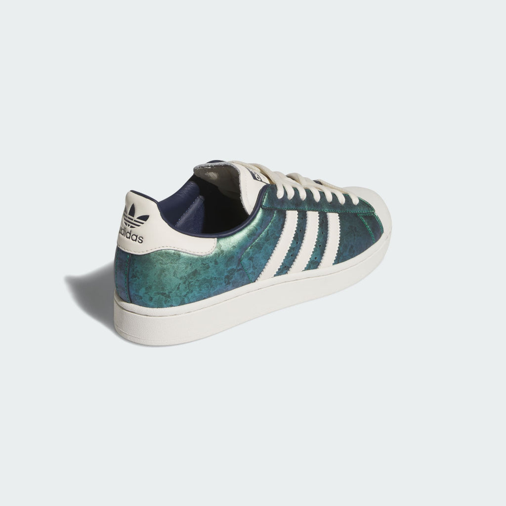 Adidas Superstar II x Anthony Edwards Core Black Acid Orange Silver Metallic KI6583