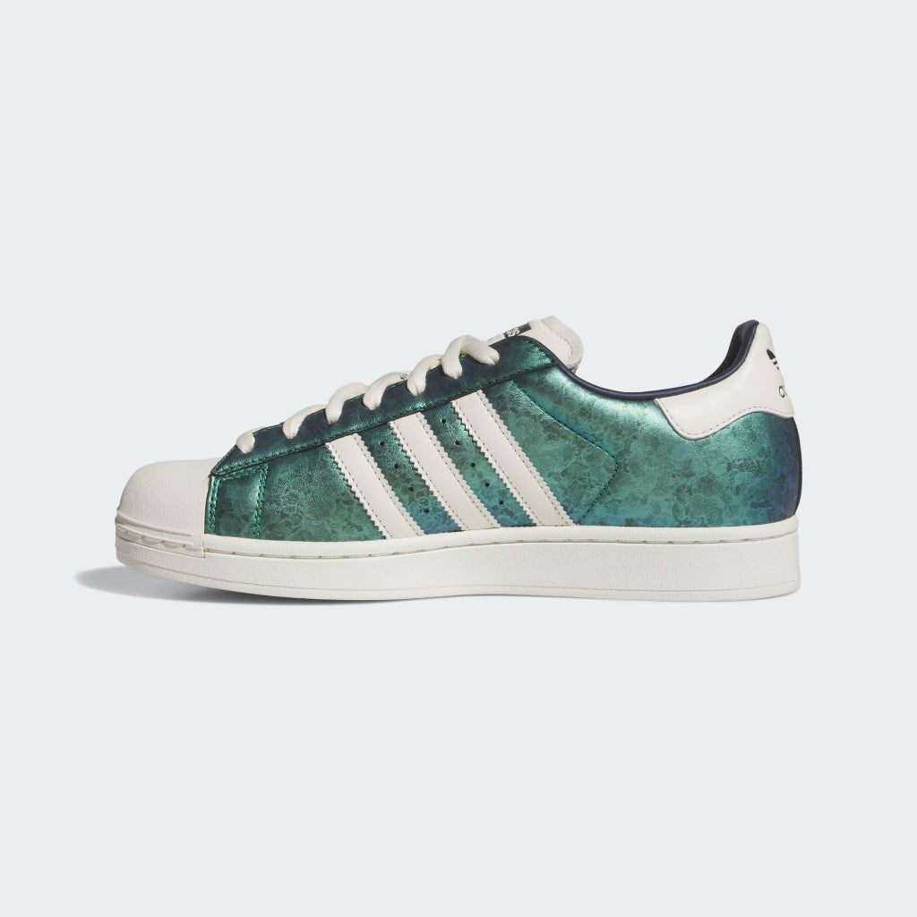 Adidas Superstar II x Anthony Edwards Core Black Acid Orange Silver Metallic KI6583