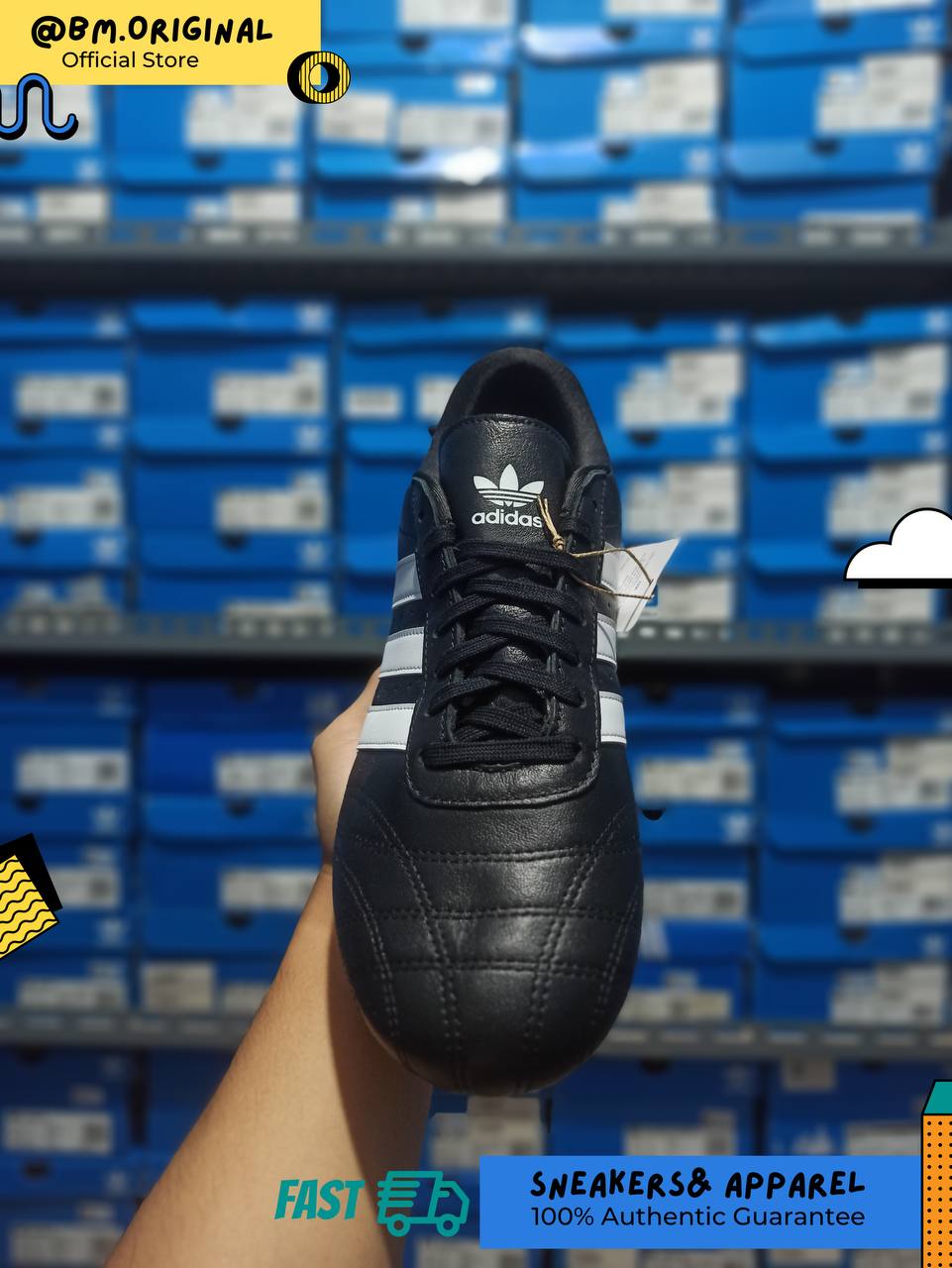 Adidas Taekwondo Lace Core Black Cloud White Gum JS1193