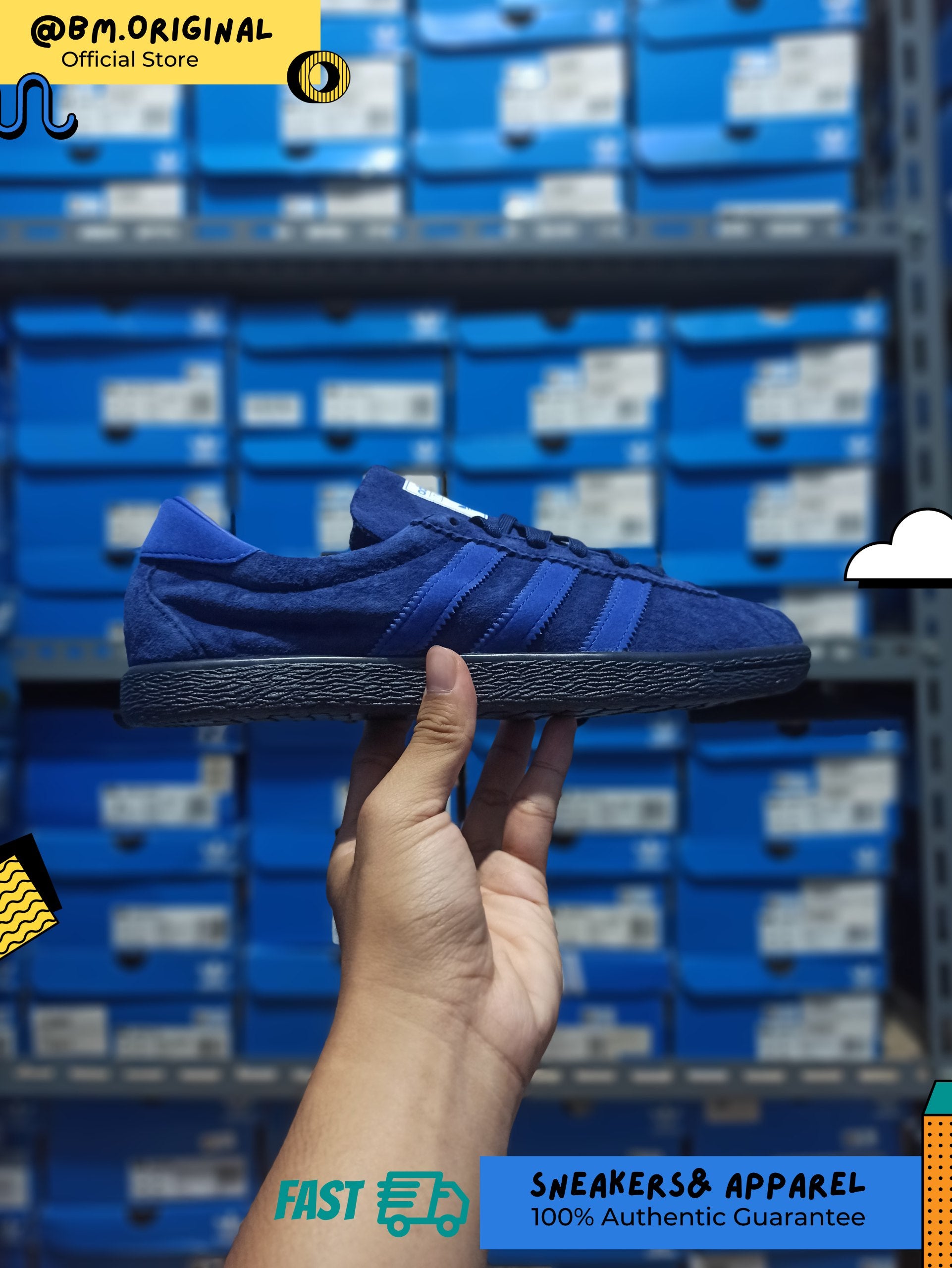 Adidas Tahiti Marine Night Sky Bold Blue Night Navy JR4773