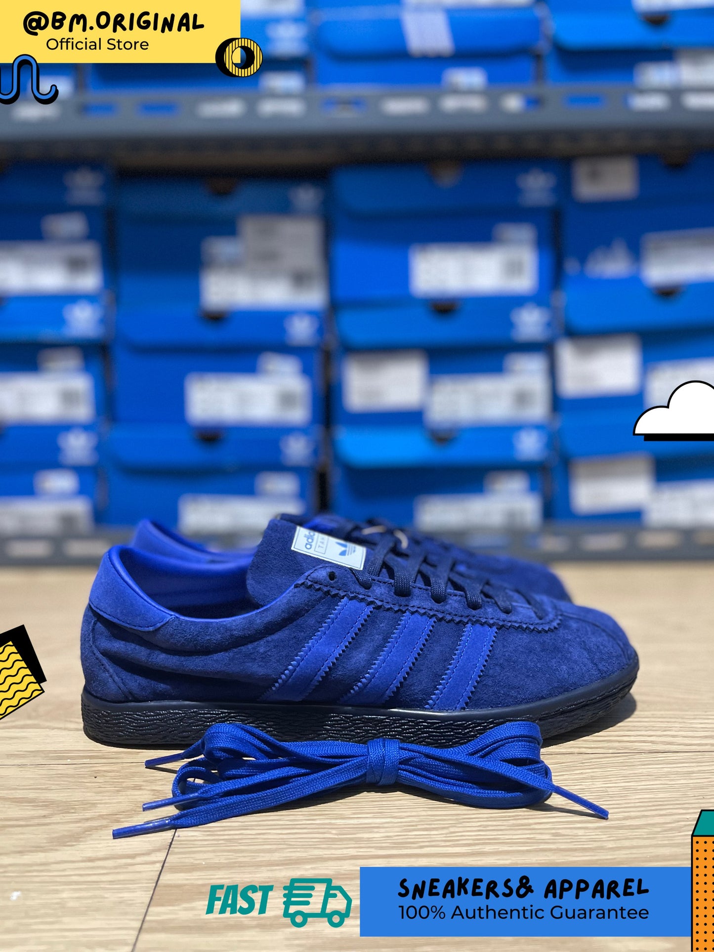 Adidas Tahiti Marine Night Sky Bold Blue Night Navy JR4773