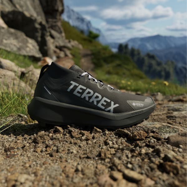 Adidas Terrex Agravic Gore-tex Tex Trail RunningCore Black Silver Dawn Grey Two IH5358