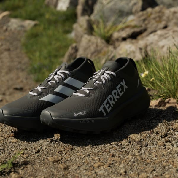 Adidas Terrex Agravic Gore-tex Tex Trail RunningCore Black Silver Dawn Grey Two IH5358