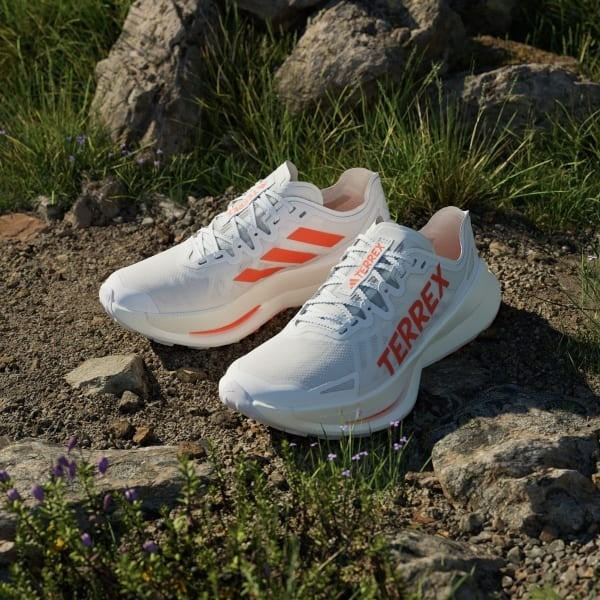 Adidas Terrex Agravic Speed Ultra Tail Runnig Cloud White Impact Orange Dash Grey IH3764