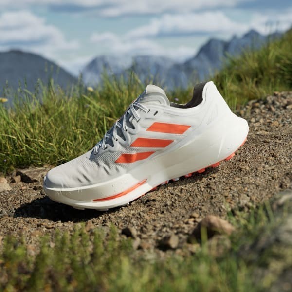 Adidas Terrex Agravic Speed Ultra Tail Runnig Cloud White Impact Orange Dash Grey IH3764