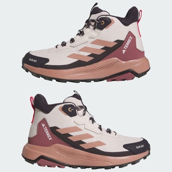 Adidas Terrex Anylander Mid Rain RDY.Hiking Putty Mauve Warm Clay Pure Ruby JI1323