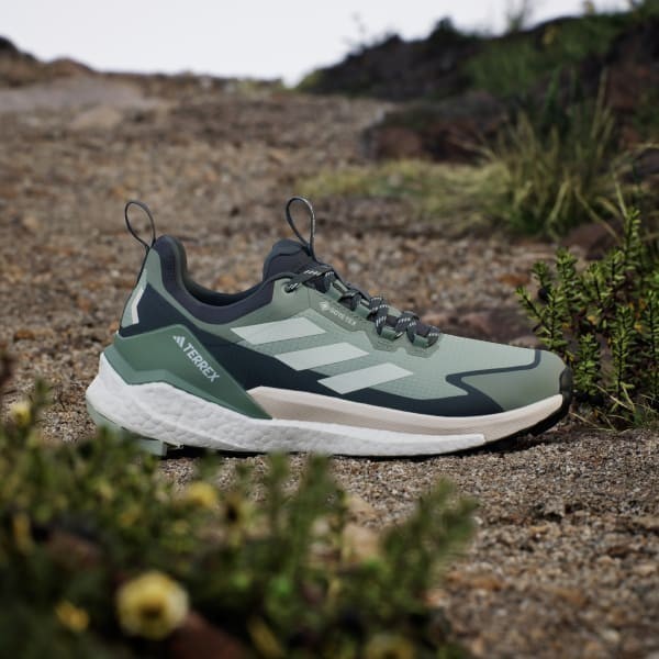 Adidas Terrex Free Hiker 2.0 Low Gore-tex Hiking Silver Green Linen Green Grey Six JI1869