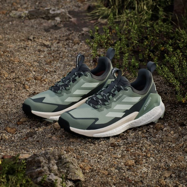 Adidas Terrex Free Hiker 2.0 Low Gore-tex Hiking Silver Green Linen Green Grey Six JI1869