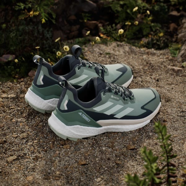 Adidas Terrex Free Hiker 2.0 Low Gore-tex Hiking Silver Green Linen Green Grey Six JI1869