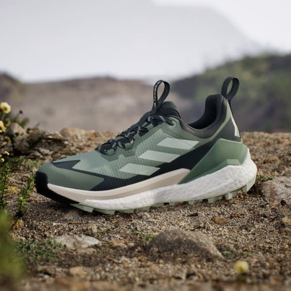 Adidas Terrex Free Hiker 2.0 Low Gore-tex Hiking Silver Green Linen Green Grey Six JI1869