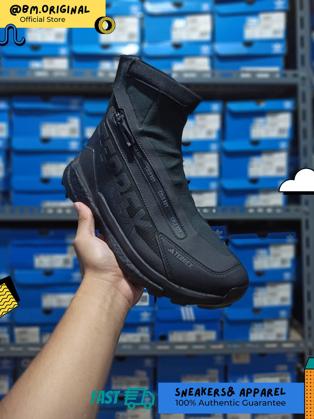 Adidas Terrex Free Hiker 2 COLD.RDY Hiking Core Black Core Black Grey Four IH5539