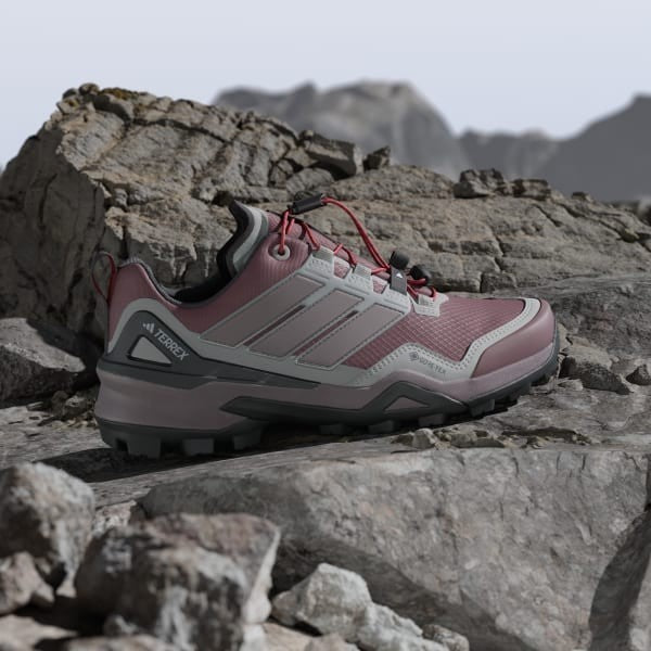 Adidas Terrex Skychaser Gore-tex Burgundy Preloved Fig Grey Two IH1100