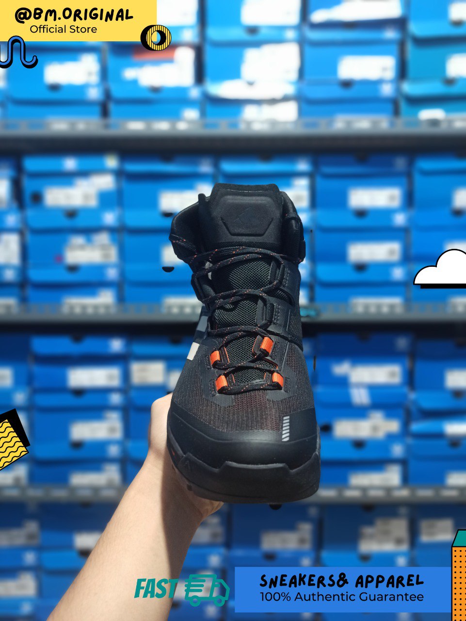 Adidas Terrex Skychaser Goretex Core Black Wonder Beige ID3426