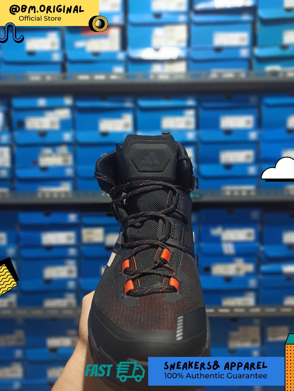Adidas Terrex Skychaser Goretex Core Black Wonder Beige ID3426