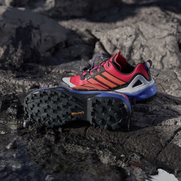 Adidas Terrex Skychaser Goretex Hiking Pure Ruby Semi Cobalt Blue Core Black IH1102