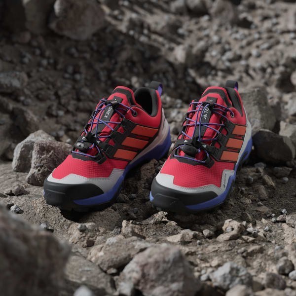 Adidas Terrex Skychaser Goretex Hiking Pure Ruby Semi Cobalt Blue Core Black IH1102