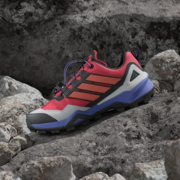 Adidas Terrex Skychaser Goretex Hiking Pure Ruby Semi Cobalt Blue Core Black IH1102