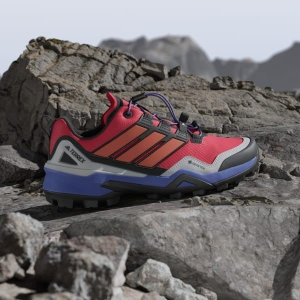 Adidas Terrex Skychaser Goretex Hiking Pure Ruby Semi Cobalt Blue Core Black IH1102